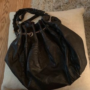 Gorgeous black leather bag